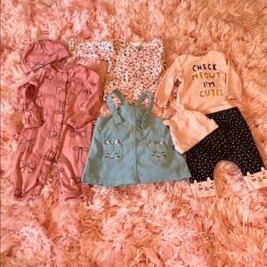 Newborn Carter’s girl’s outfits